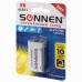 Батарейка алкалиновая Sonnen Alkaline 6LR61 (Крона) 1 шт 451092 (6) в СПб, Санкт-Петербурге купить