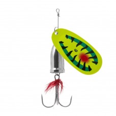 Блесна Premier Fishing Gidra №6, 20г. Hot Tiger с мухой PR-SPRH12HT-6