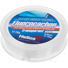 Леска флюорокарбон Helios Fluorocarbon 0,50мм 30м Transparent HS-FCT 50/30