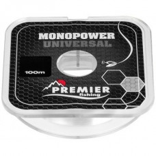 Леска Premier Fishing Monopower Universal 0,20мм 100м Clear Nylon PR-MU-T-020-100