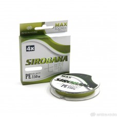 Шнур плетеный Shii Saido Sirobana 4X, 150 м, 0,104 мм, до 3,62 кг, olive SBLS150-4X-10