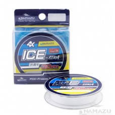 Шнур плетеный Namazu Ice-Stra 4Х, 30 м, 0,12 мм, до 8,2 кг, белый NIS30-0,12