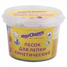 Песок для лепки кинетический Юнландия изумрудный 500 г 104993