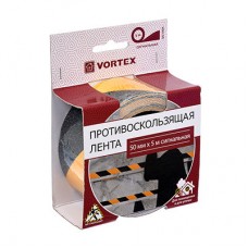 Противоскользящая лента Vortex 5х500 см сигнальная черно-желтая 24160