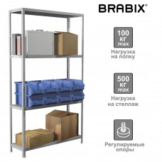 Стеллаж металлический Brabix MS Plus-185/40-4 (S241BR154402)