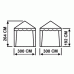 Шатер Митек Беседка 3х3 м без стенок (2 места) (Зеленый) в СПб, Санкт-Петербурге купить
