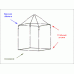 Шатер Митек Беседка 3х3 м без стенок (2 места) (Зеленый) в СПб, Санкт-Петербурге купить