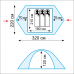Палатка Tramp Scout 3 (V2) в СПб, Санкт-Петербурге купить